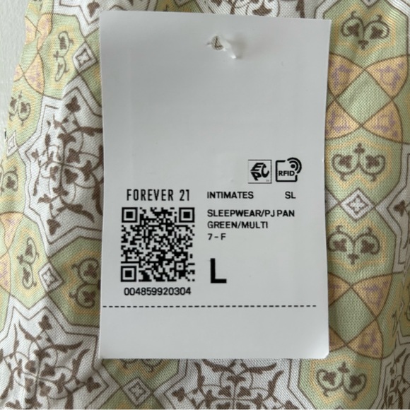 Geo Print Pajama Pants - Picture 5 of 6